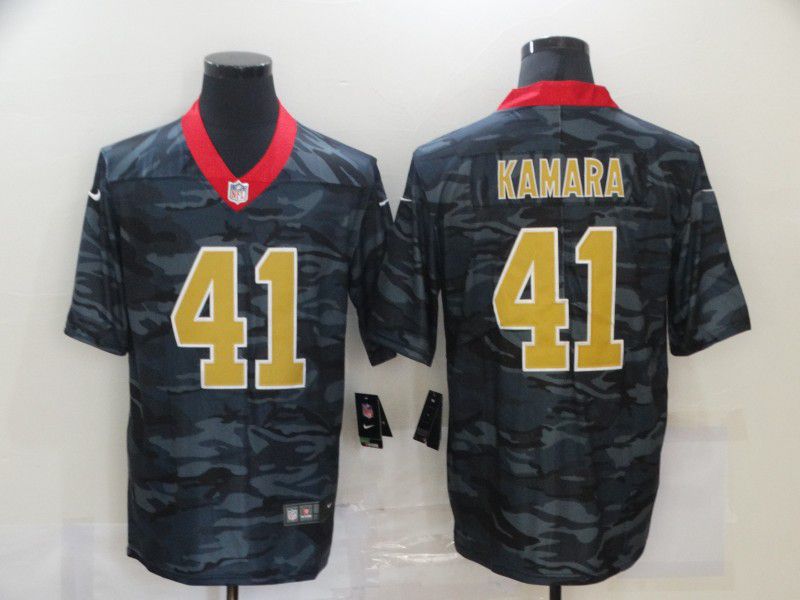 Men New Nike New Orleans Saints #41 Kamara 2020 Nike 2ndCamo Salute to Service Limited